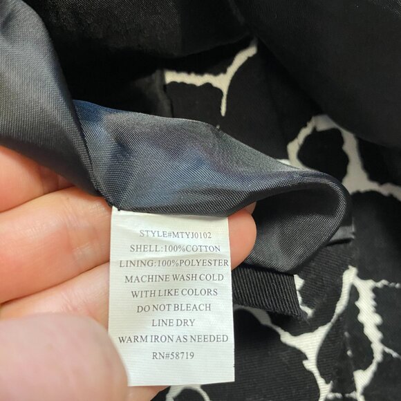 Notations Cow Print Button Up Jacket Size Small - Picture 6 of 6